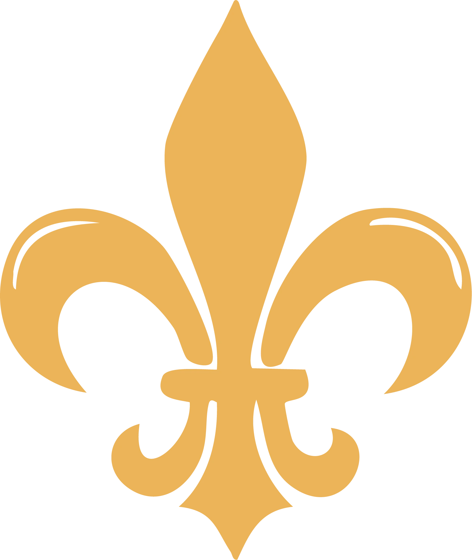 Burlo's gifts shop online page gold fleur de lis image