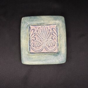 Ceramic Trivet with Acanthus design
