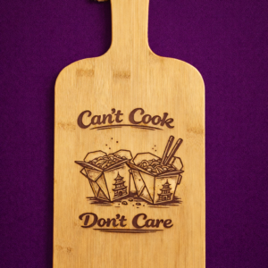 Can't Cook don't care Cutting Board Copy