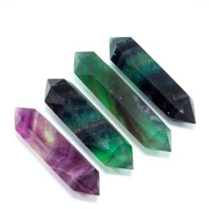 Rainbow Fluorite Double Terminated Points