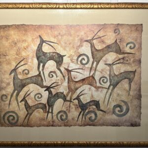 Leaping Antelope Gazelles by Raya