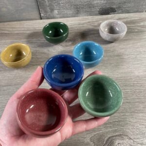 Ceramic Abundance Bowl - 2.25 Inch Offering Dish