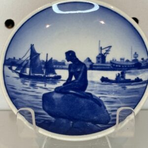 Vintage Royal Copenhagen Aluminia Faience Miniature Denmark Collector's Plate #2
