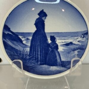 Vintage Royal Copenhagen Aluminia Faience Miniature Denmark Collector Plate #31