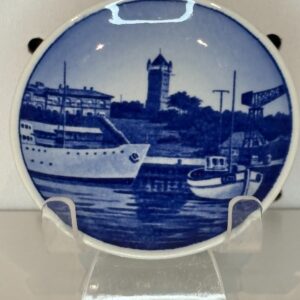 Vintage Royal Copenhagen Aluminia Faience Miniature Denmark Collector Plate #54