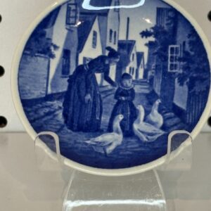 Vintage Royal Copenhagen Aluminia Faience Miniature Denmark Collector Plate #63