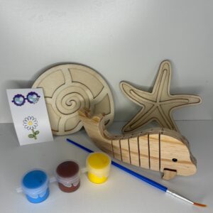 Wood DIY kit Whale