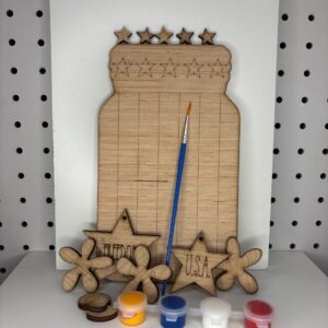 Wood DIY kit Large Mason Jar