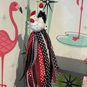 Chicken with Tassel decor