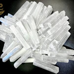 Selenite Crystal Wands (4 inch)  Imported from Morocco