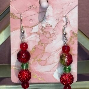 Handmade Earrings RH Holiday Sparkle