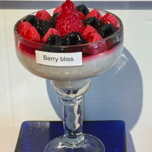 Berry Bliss in Large Parfait glass