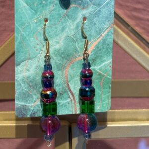 Handmade Iridescent Earrings RH
