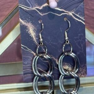 Handmade Earrings RH Chain Dangle
