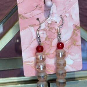 Handmade Earrings RH PeachDangle