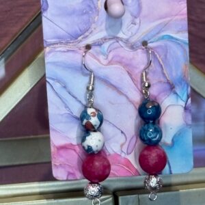 Handmade Earrings RH Round Dangle