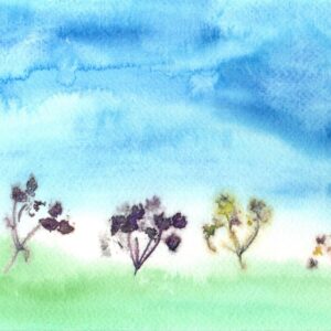 flowers watercolor art