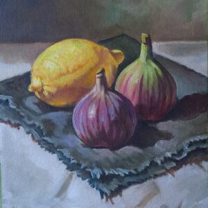 Oil Painting Lemons & Figs