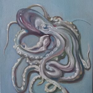 Oil Painting Octopus