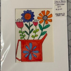 Joy in Bloom Watercolor Painting