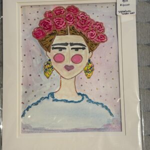 Frida Watercolor Painting