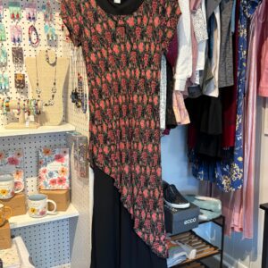 Red Floral Dress L
