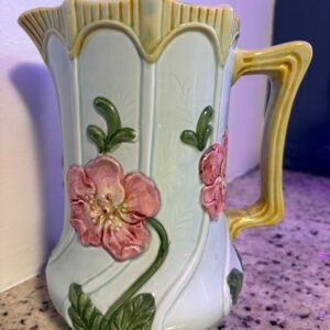 Vintage Seymour Mann Majolica Painted Large Pitcher