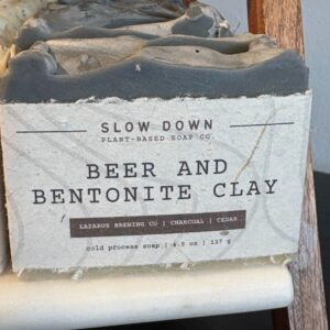 Plant based cold process soap Beer & Bentonite Clay