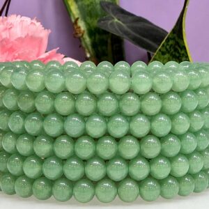 6mm Natural Aventurine Crystal Healing Stretch Bracelet