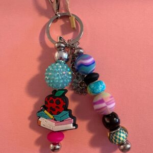 Teacher Bag Charm Keychain