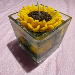 Sunflower Jelly Candle